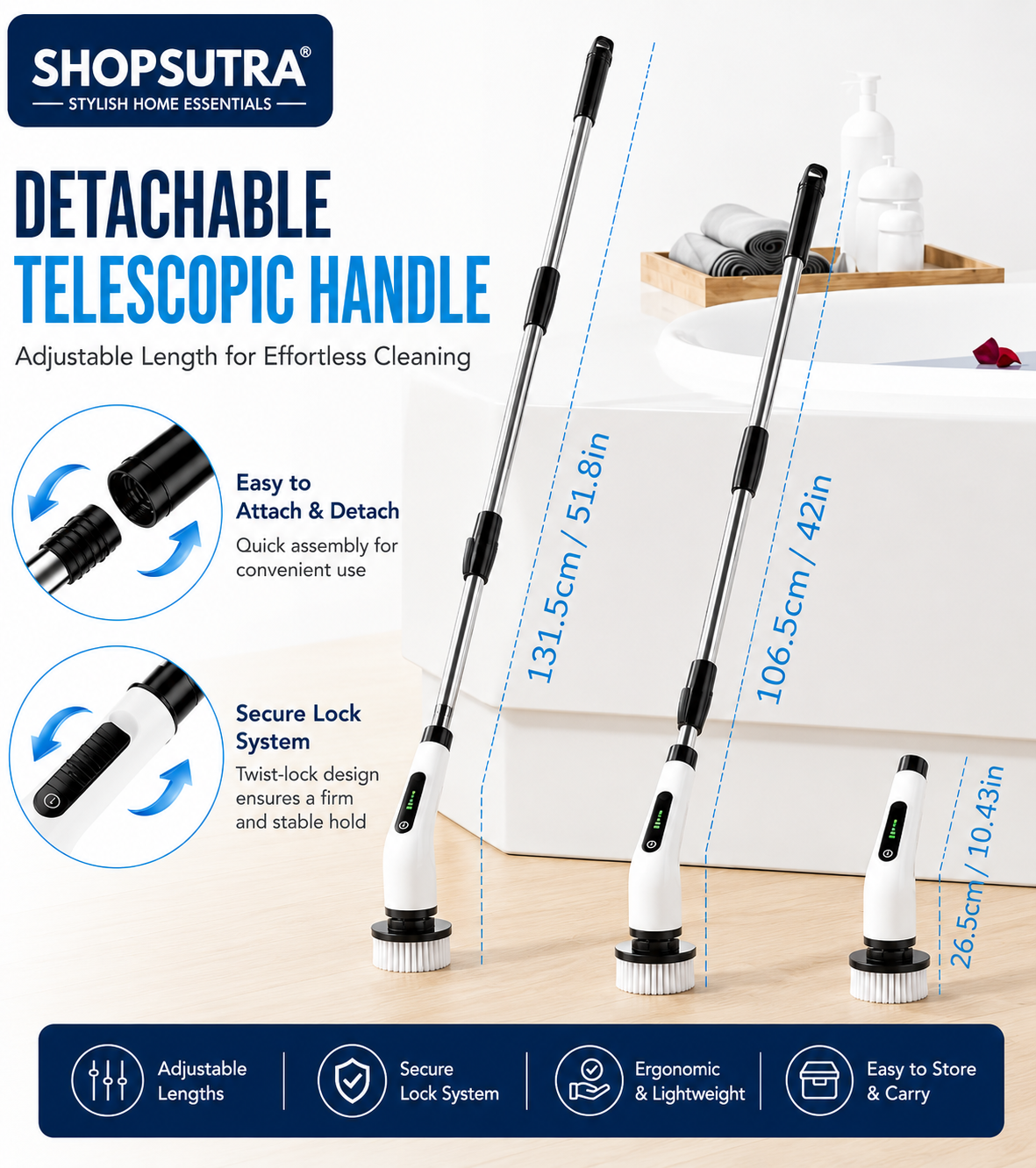 Nestify Cleonix Pro – Ultimate Deep Cleaning Brush Tool