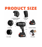 Cordless Turbo Jet Air Blower with Brushless Motor – Powerful Handheld Cleaner